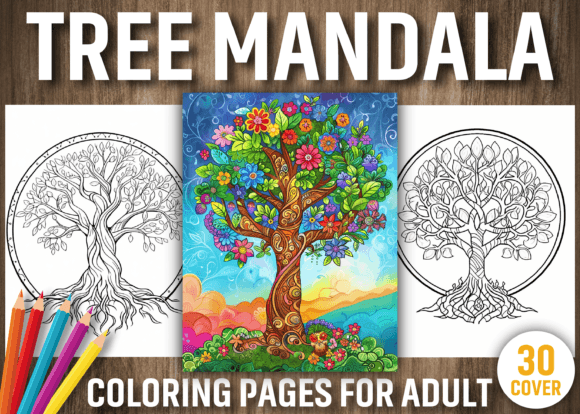 Download Tree Mandala Coloring Pages for Adults - Mandala Collection