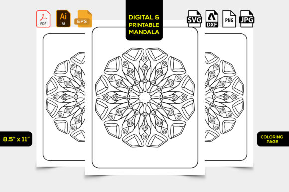 Download Mandala Relaxing Coloring Page for Adult - Mandala Collection