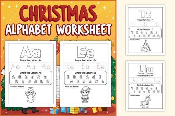 Download A–Z Christmas Alphabet Worksheets - Premium Resources