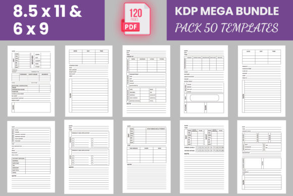 Download KDP Interior Editable Bundle - Bundle Collection