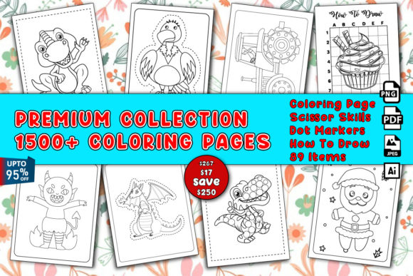 Download KDP Coloring Pages for Kids Bundle - Bundle Collection