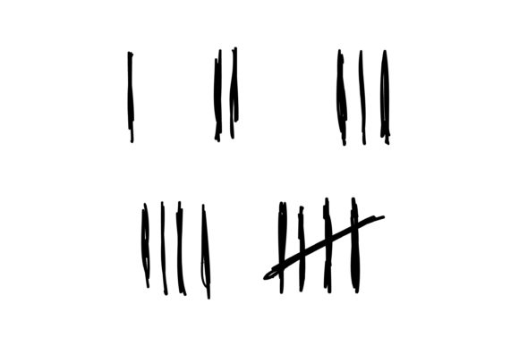 Download Counting Signs with Handddrawn Doodle - Doodle Collection