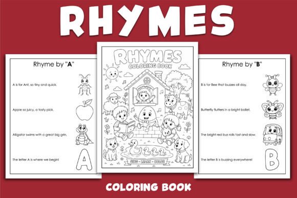 Download Rhymes Coloring Book for KDP - Premium Resources