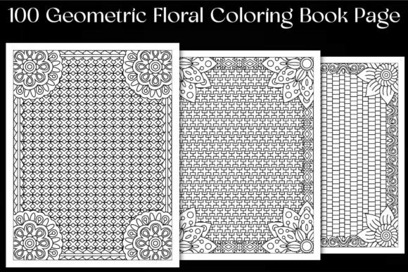 Download Geometric Floral Coloring Book Pages - Floral coloring book pages Collection