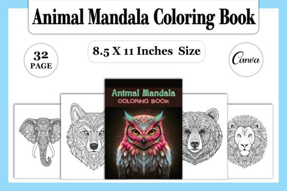Download 🐾 Animal Mandala Coloring Book - Mandala Collection