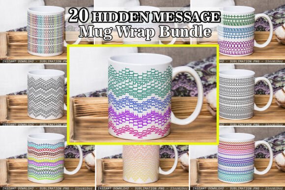 Download Hidden Swear Message Mug Wrap Bundle - Bundle Collection