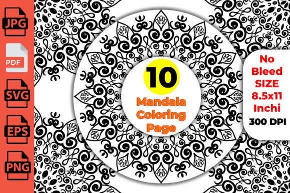 Download Antistress Monochrome Mandala for Adults - Mandala Collection
