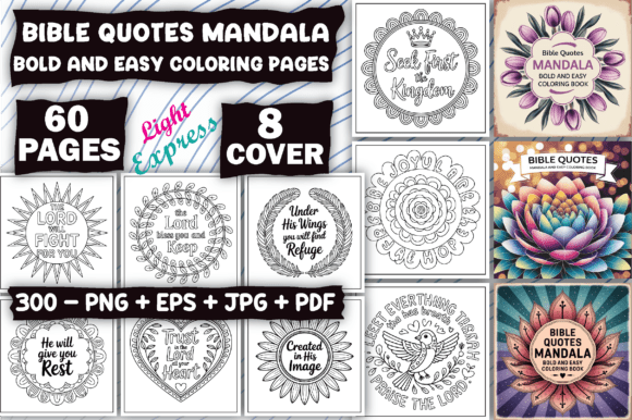 Download Bible Quotes Mandala Coloring Pages - Mandala Collection