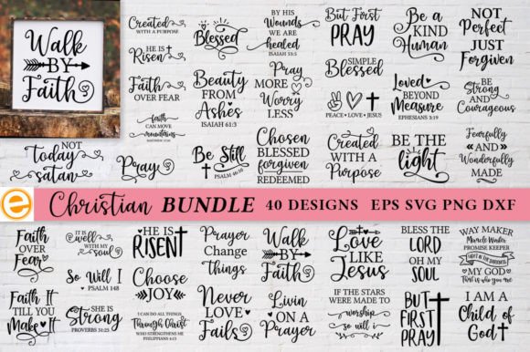 Download Christian Bible Verse Jesus Svg  Bundle - Bundle Collection