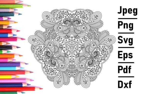 Download Zentangle Vector Mandala Coloring Book - Mandala Collection