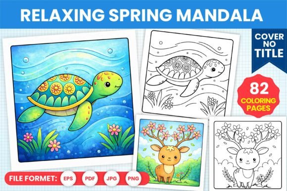 Download Relaxing Spring Mandala Coloring Book - Mandala Collection
