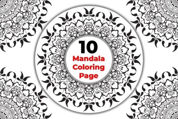 Download Decorative Monochrome Mandala Color Page - Mandala Collection