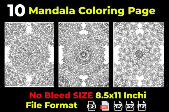 Download Adult Monochrome  Mandala Coloring Page - Mandala Collection