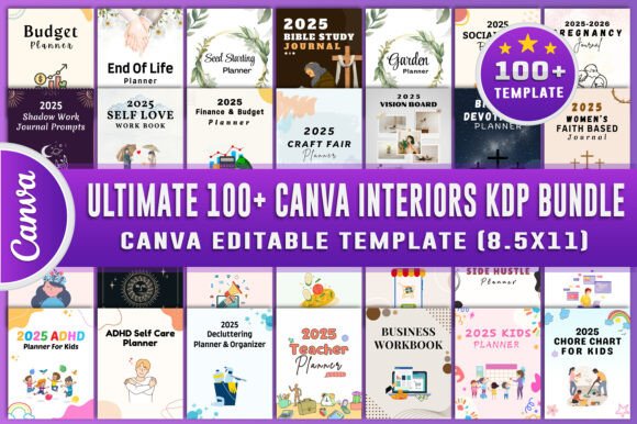 Download Ultimate 100+ Canva Interiors Kdp Bundle - Bundle Collection