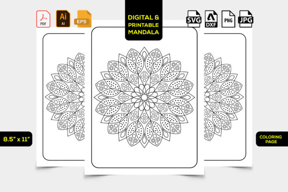 Download Mandala Relaxing Coloring Page for Adult - Mandala Collection